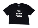THFT CROP BLACK