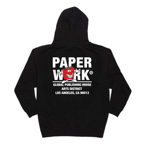 BOOK WORK BLACK HOODIE