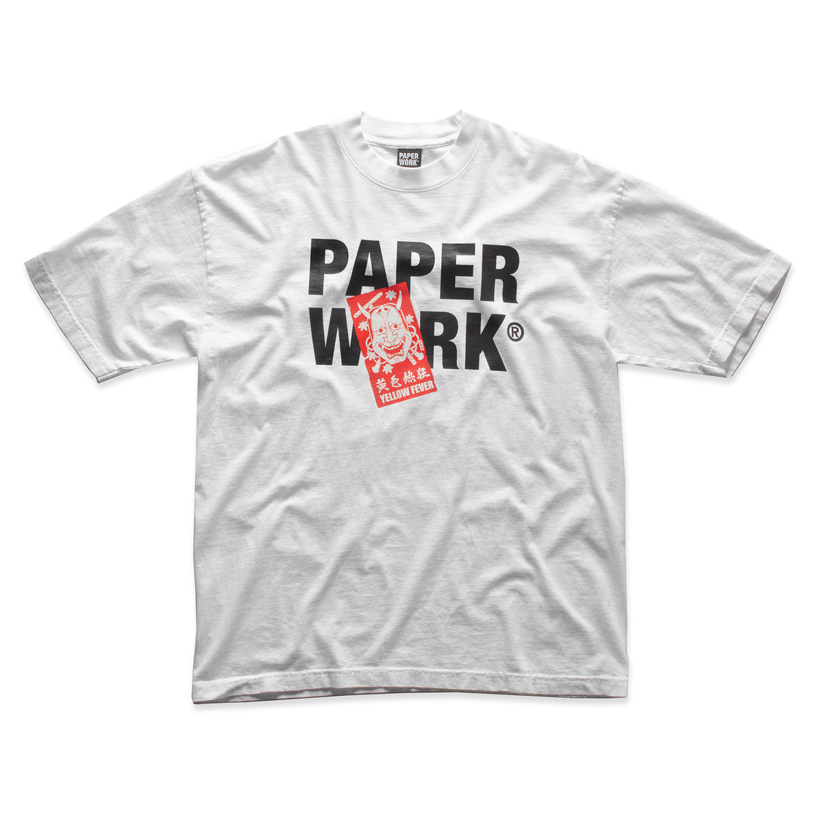 YF SLAP TEE WHITE – Paperworknyc