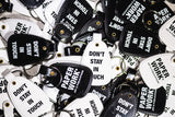DON'T STAY IN TOUCH KEY CHAIN BLACK